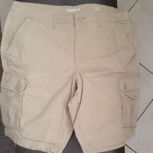 Sonoma Men's Beige Cargo Shorts